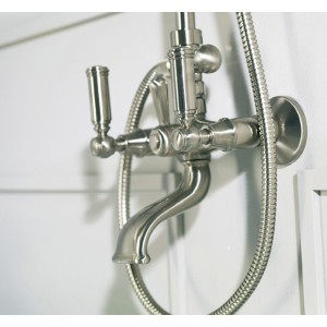 Mélangeur kit colonne bain-douche mural inverseur chromé Liberty Line - Bossini L01203030