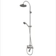 Mélangeur kit colonne bain-douche mural inverseur chromé Liberty Line - Bossini L01203030