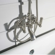 Mélangeur kit colonne bain-douche mural inverseur chromé Liberty Line - Bossini L01203030