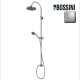 Inverseur kit colonne bain-douche nickel satiné Liberty Line - Bossini L01202094
