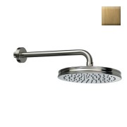 Pomme de tête 210mm et bras de fixation mural bronze Liberty Line - Bossini H27740G022