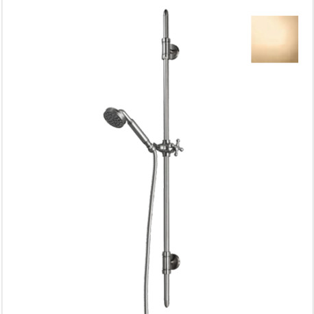 Ensemble barre de douche 110cm or Liberty Line - Bossini D19001021
