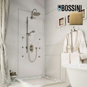 Ensemble barre de douche 110cm bronze Liberty Line - Bossini D19001022