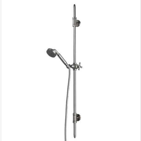 Ensemble barre de douche 110cm chromé Liberty Line - Bossini D19001030