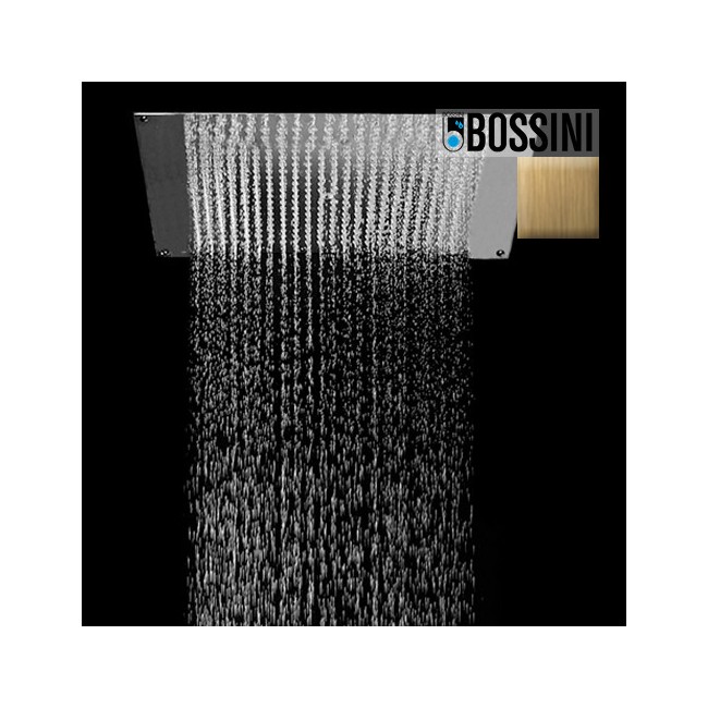 Kit plafond de douche rectangulaire bronze Dream Flat - Bossini H383910022