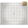 Kit plafond de douche rectangulaire bronze Dream Flat - Bossini H383910022