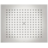 Kit plafond de douche rectangulaire chromé Dream Flat - Bossini H383910030