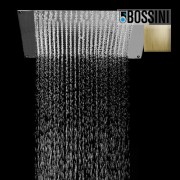 Kit plafond de douche rectangulaire or brossé Dream Flat - Bossini H383910043