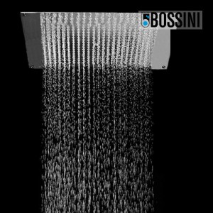 Kit plafond de douche rectangulaire noir mat Dream Flat - Bossini H383910073