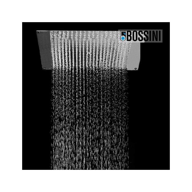 Kit plafond de douche rectangulaire noir mat Dream Flat - Bossini H383910073