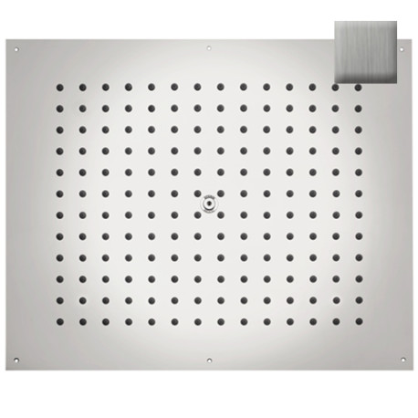 Kit plafond de douche rectangulaire inox brossé Dream Flat - Bossini H383910075