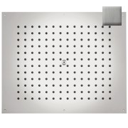 Kit plafond de douche rectangulaire inox brossé Dream Flat - Bossini H383910075