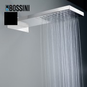 Douche de tête murale rectangulaire noir mat Manhattan - Bossini I00570073