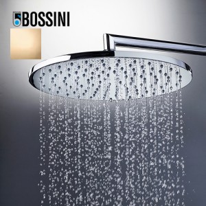 Pomme de tête 280mm jet de pluie autonettoyant or Cosmo - BOSSINI I00596021