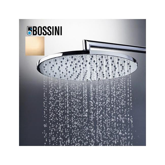 Pomme de tête 280mm jet de pluie autonettoyant or Cosmo - BOSSINI I00596021
