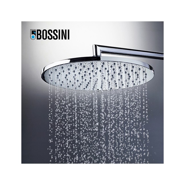 Pomme de tête 280mm jet de pluie autonettoyant chromé Cosmo - BOSSINI I00596030
