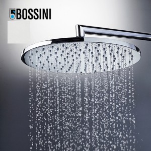 Pomme de tête 230mm jet de pluie autonettoyant blanc mat Cosmo - BOSSINI I00595045