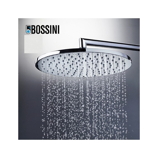 Pomme de tête 230mm jet de pluie autonettoyant blanc mat Cosmo - BOSSINI I00595045