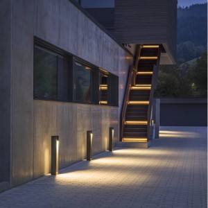 Borne extérieure LED 3000K LED QUAD POLE anthracite - SLV 1003001