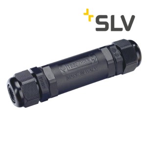 Boîte de connexion extérieur 3 pôles IP68 noir - SLV 228730