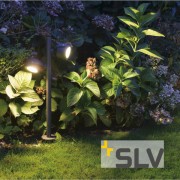 Spot sur piquet en aluminium SITRA 360 SL SPIKE 2 têtes multi-directionnelles anthracite IP44 - SLV 231535