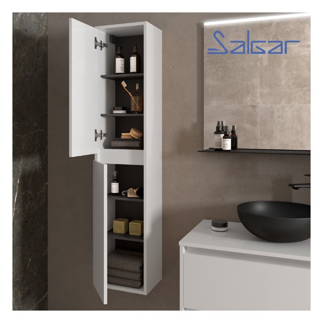 Colonne suspendue 1400 Noja White Gloss - SALGAR 104360