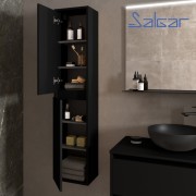 Colonne suspendue 1400 Noja Black Satin - SALGAR 104362