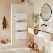 Sèche-serviettes ATLANTIC - AMARILIS mât à droite blanc 650W 862575