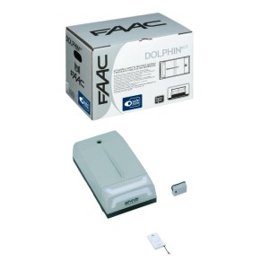 Dolphin d1000 kit 24v - pour porte de garage, jusqu'a 5 m - FAAC 105666144 