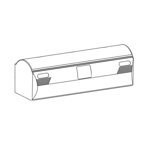 390 - capot de protection d'operateur portail battant 390, magnum kit - FAAC 727292 