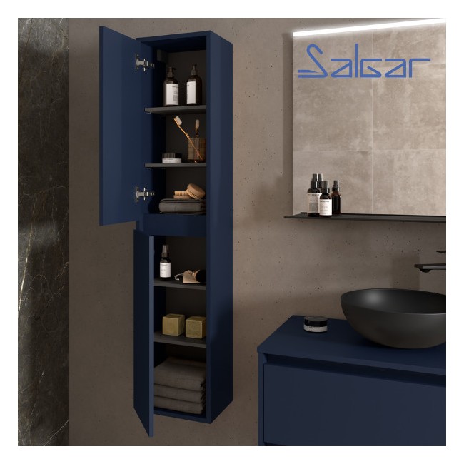Colonne suspendue 1400 Noja Blue Satin - SALGAR 104363