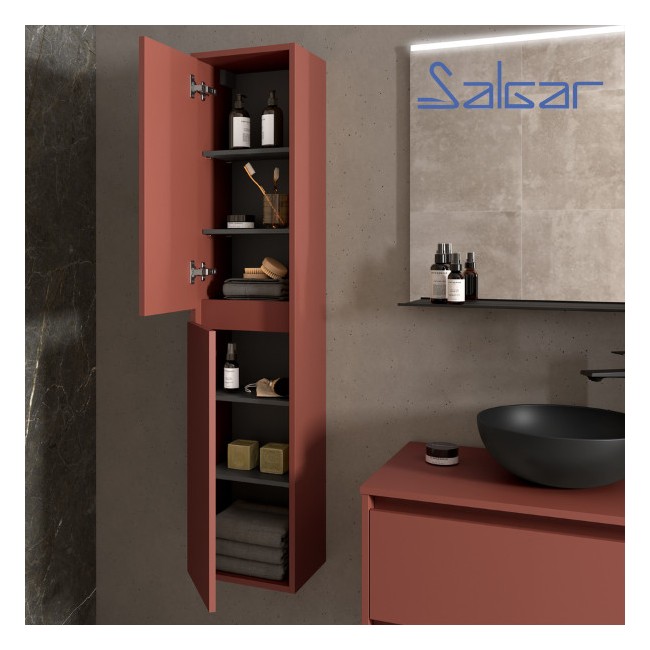 Colonne suspendue 1400 Noja Red Satin - SALGAR 104365