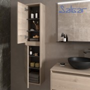 Colonne suspendue 1400 Noja Chêne Naturel - SALGAR 104366