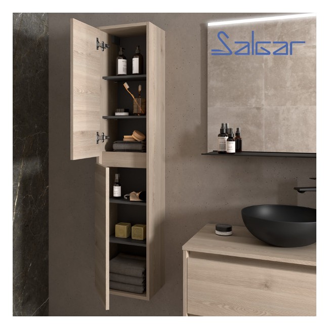 Colonne suspendue 1400 Noja Chêne Naturel - SALGAR 104366