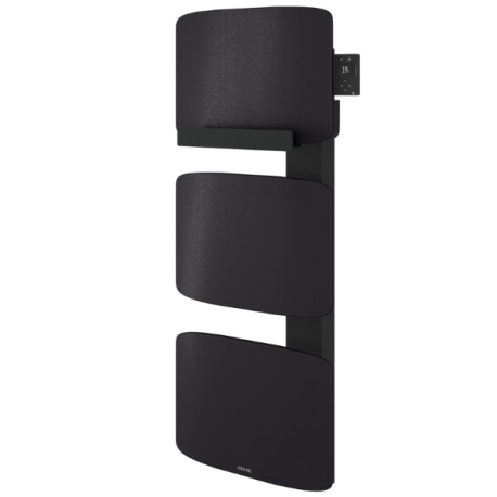 Sèche-serviettes ATLANTIC AMARILIS mât à droite noir 650W 862576
