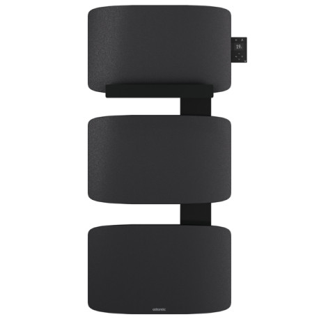 Sèche-serviettes ATLANTIC AMARILIS mât à droite noir 650W 862576