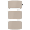 Sèche-serviettes ATLANTIC AMARILIS mât à droite noir 650W 862576