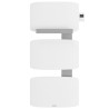 Sèche-serviettes ATLANTIC AMARILIS mât à gauche blanc 650W 862578