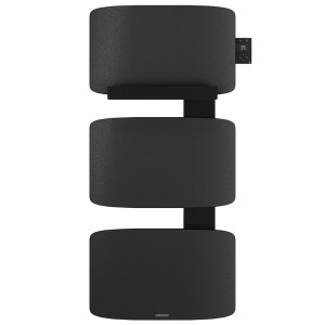 Sèche-serviettes ATLANTIC AMARILIS mât à gauche noir 650W 862579