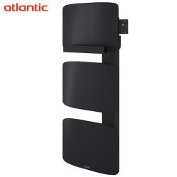 Sèche-serviettes ATLANTIC AMARILIS mât à gauche noir 650W 862579
