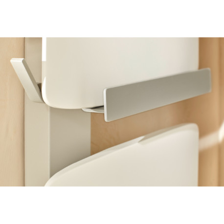 Sèche-serviettes ATLANTIC AMARILIS mât à droite blanc 430W 862581