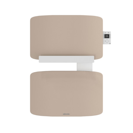 Sèche-serviettes ATLANTIC AMARILIS mât à droite beige 430W 862583