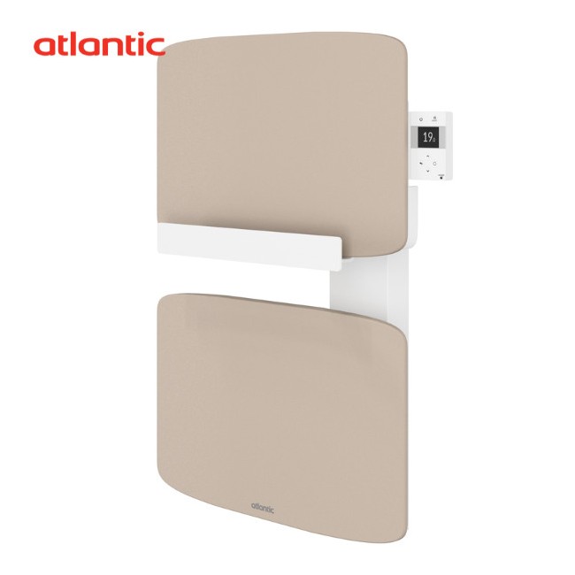 Sèche-serviettes ATLANTIC AMARILIS mât à droite beige 430W 862583