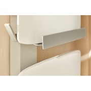 Sèche-serviettes ATLANTIC AMARILIS mât à gauche noir 430W 862585