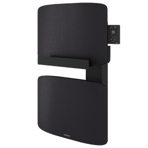 Sèche-serviettes ATLANTIC AMARILIS mât à gauche noir 430W 862585