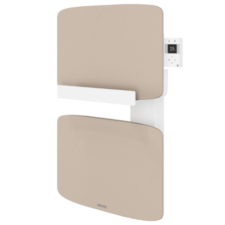 Sèche-serviettes ATLANTIC AMARILIS mât à gauche beige 430W 862586