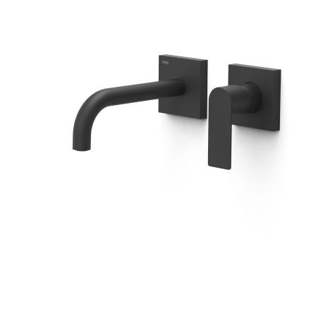 Façade mitigeur lavabo Noir mat - TRES 20030021NM 