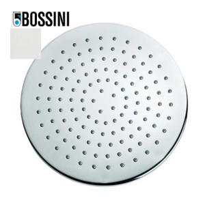 Pomme de tête 205mm jet de pluie autonettoyant blanc mat Elios - BOSSINI I00417045