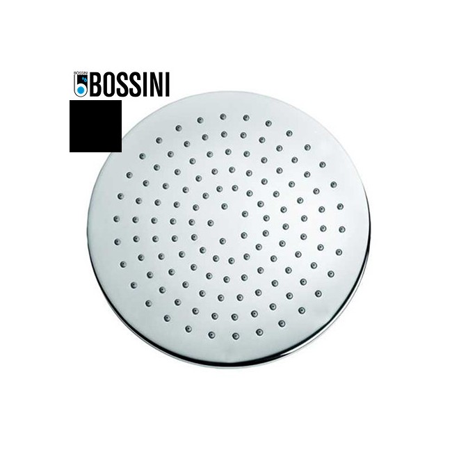 Pomme de tête 205mm jet de pluie autonettoyant noir mat Elios - BOSSINI I00417073