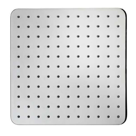 Pomme de tête carrée 280mm jet de pluie autonettoyant chromé Cosmo - BOSSINI I00598030
